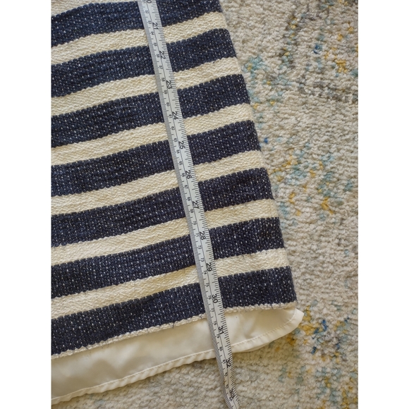 Banana Republic Black & White Wool Bucle' Striped Dress - Picture 4 of 8